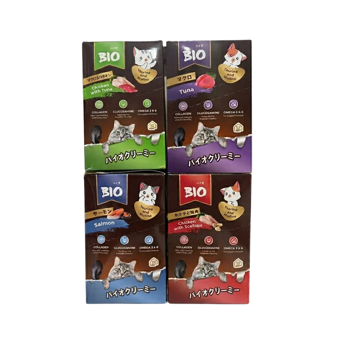 Bio Creamy Treats 1 Box Isi 12 Pack