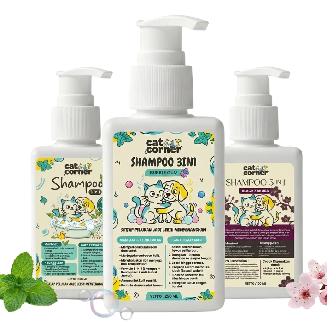 Cat Corner Shampoo 3 in 1