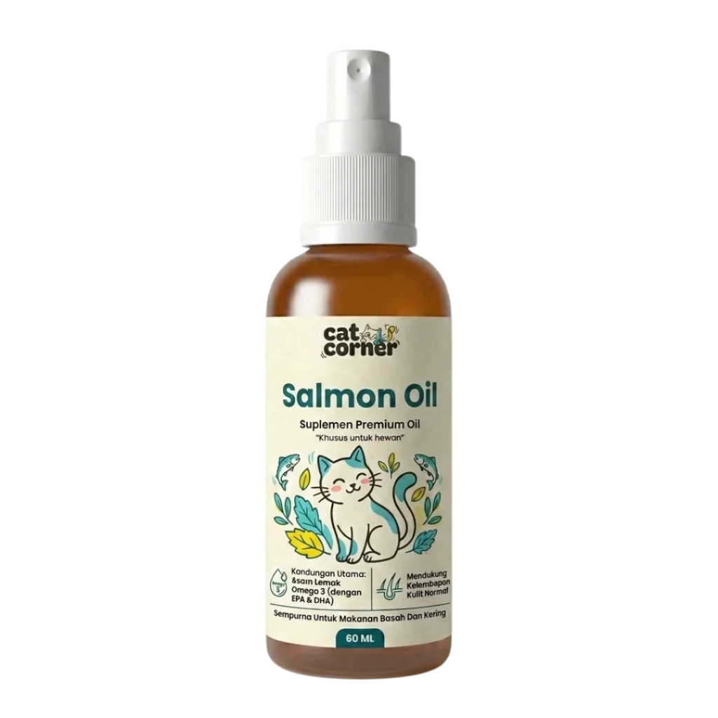Cat Corner Pure Minyak Ikan Salmon