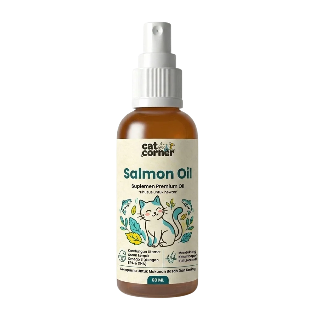 Cat Corner Pure Minyak Ikan Salmon